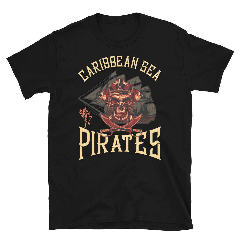 Caribbean Sea Pirates Short-Sleeve Unisex T-Shirt