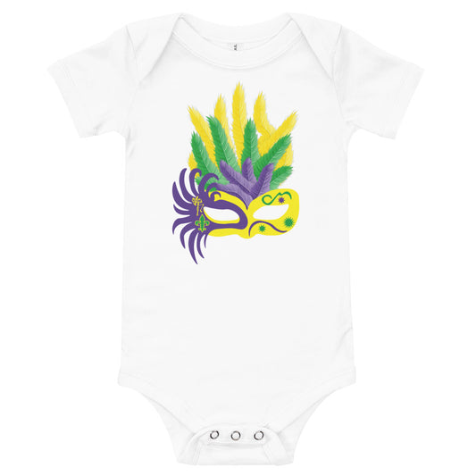 Mardi Gras Mask Onesie