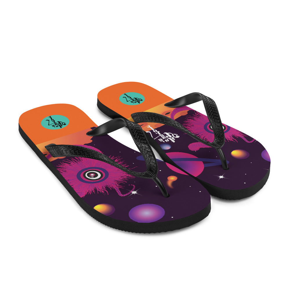 Technicole-ly In Space Flip-Flops