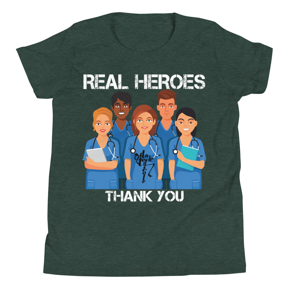 Real Heroes...Thank You Youth Short Sleeve T-Shirt