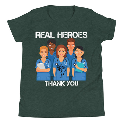 Real Heroes...Thank You Youth Short Sleeve T-Shirt