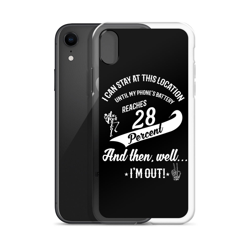 28% Battery iPhone Case