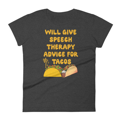 Speech Therapy for Tacos Women's short sleeve t-shirt