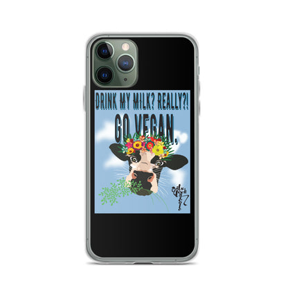 Go Vegan iPhone Case