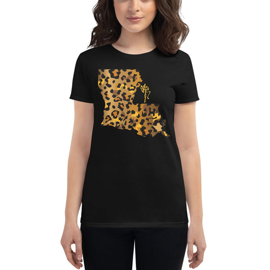 Louisiana Leopard Short Sleeve T-shirt