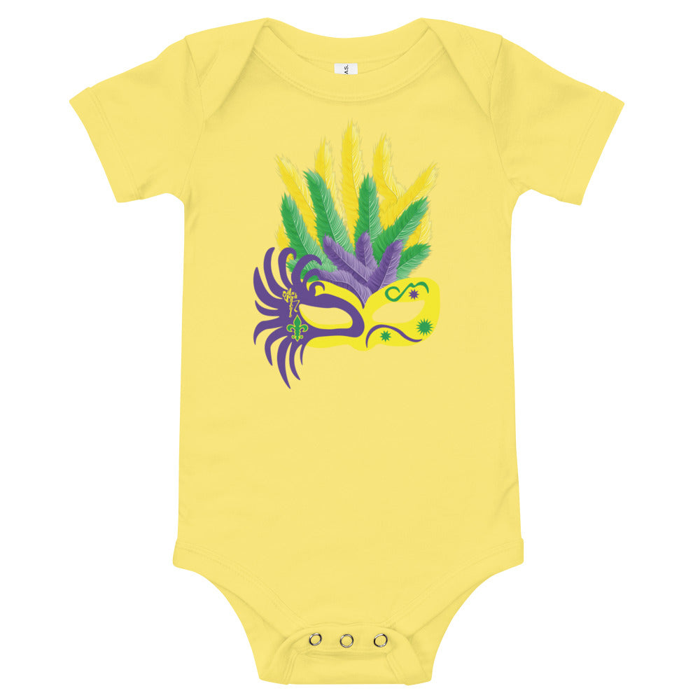 Mardi Gras Mask Onesie