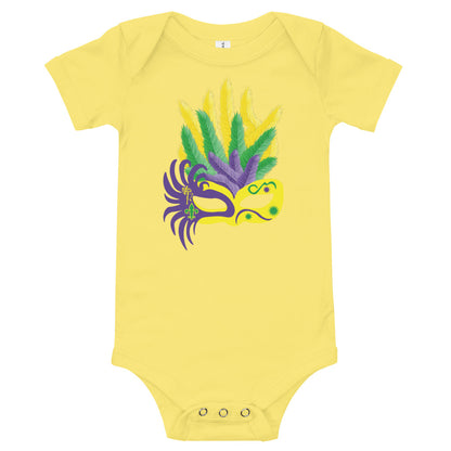 Mardi Gras Mask Onesie