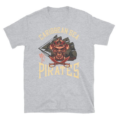 Caribbean Sea Pirates Short-Sleeve Unisex T-Shirt