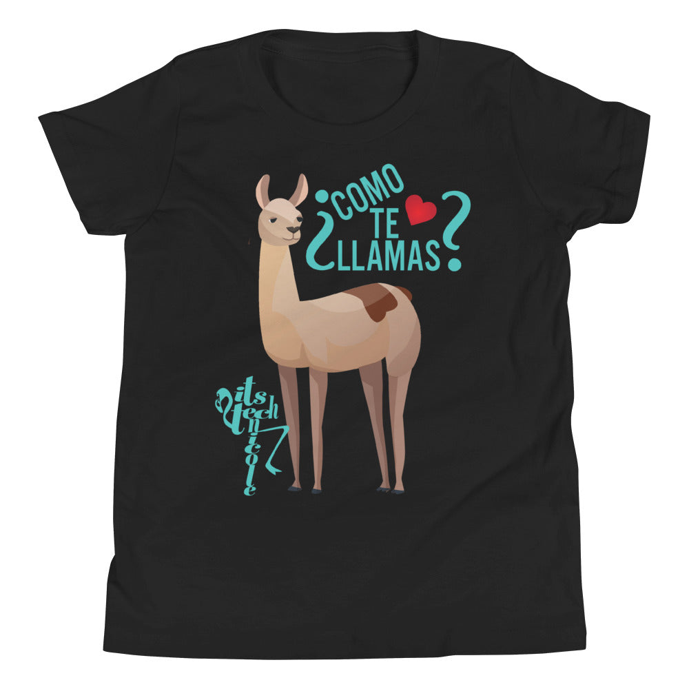 Como Te Llamas Youth Short Sleeve T-Shirt