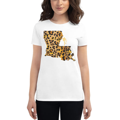 Louisiana Leopard Short Sleeve T-shirt