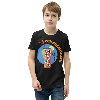 Eyes Cold Drink...Youth Short Sleeve T-Shirt