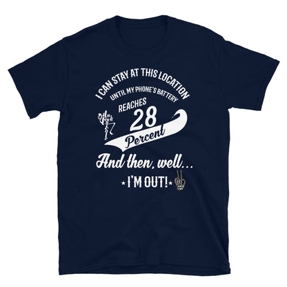 28% Battery Short-Sleeve Unisex T-Shirt