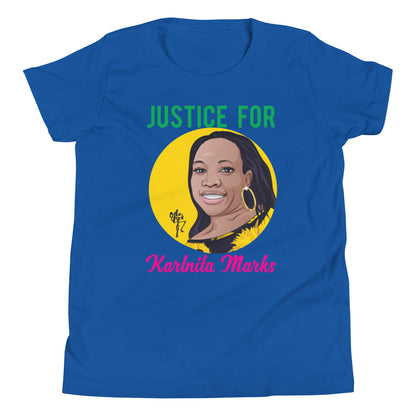 Justice for Karlnita Marks Youth Short Sleeve T-Shirt