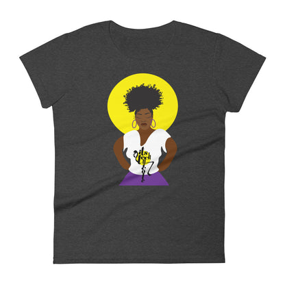 Purple and Gold Women's short sleeve t-shirt