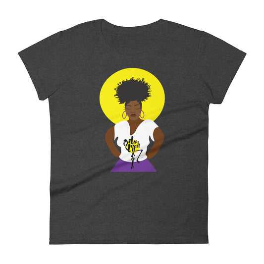 Purple and Gold Women's short sleeve t-shirt