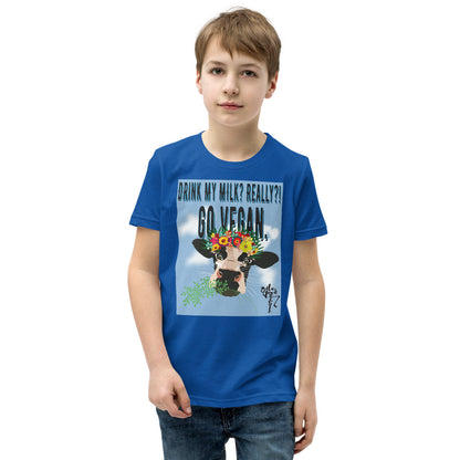 Go Vegan Youth Short Sleeve T-Shirt