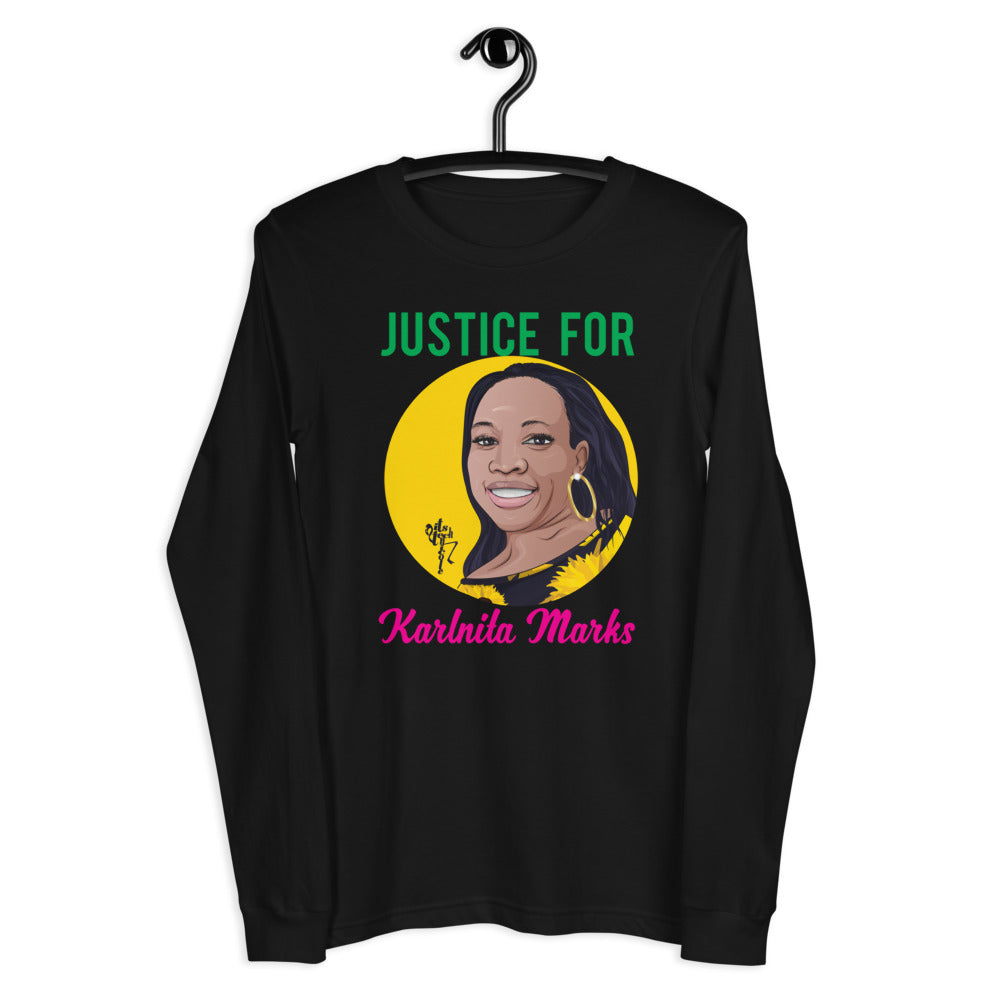 Justice for Karlnita Marks Unisex Long Sleeve Tee