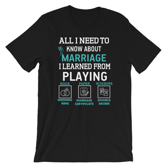Rock, Paper, Scissors Short-Sleeve Unisex T-Shirt