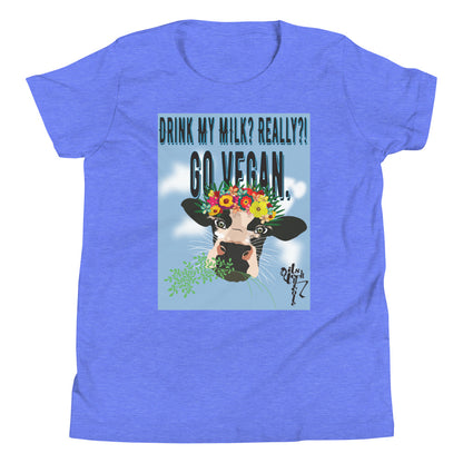 Go Vegan Youth Short Sleeve T-Shirt