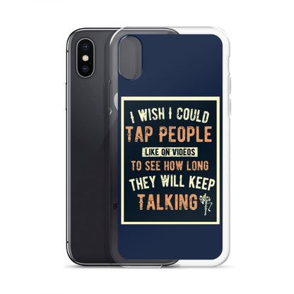 Stop Talking! iPhone Case