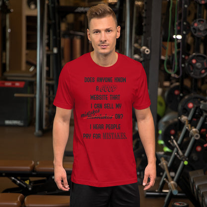 Mistakes Short-Sleeve Unisex T-Shirt