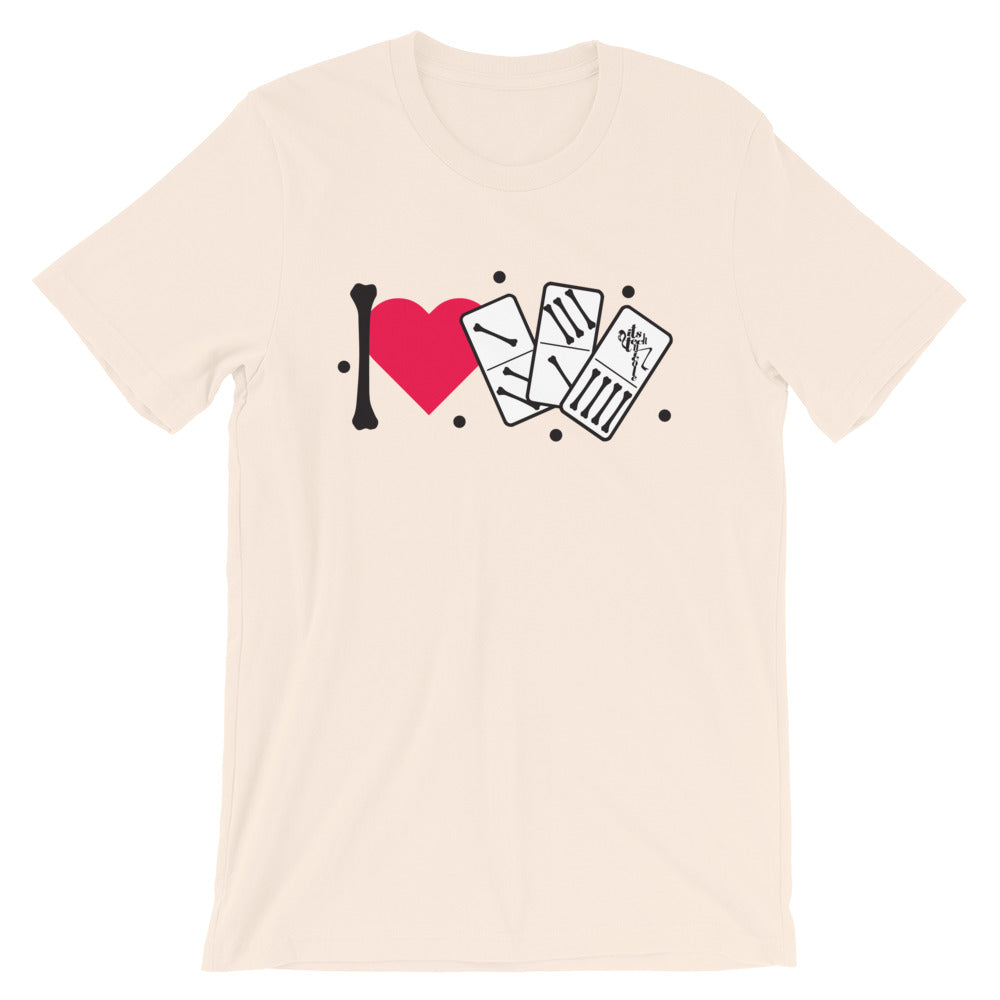 I Love Bones, Domino Player T-Shirt