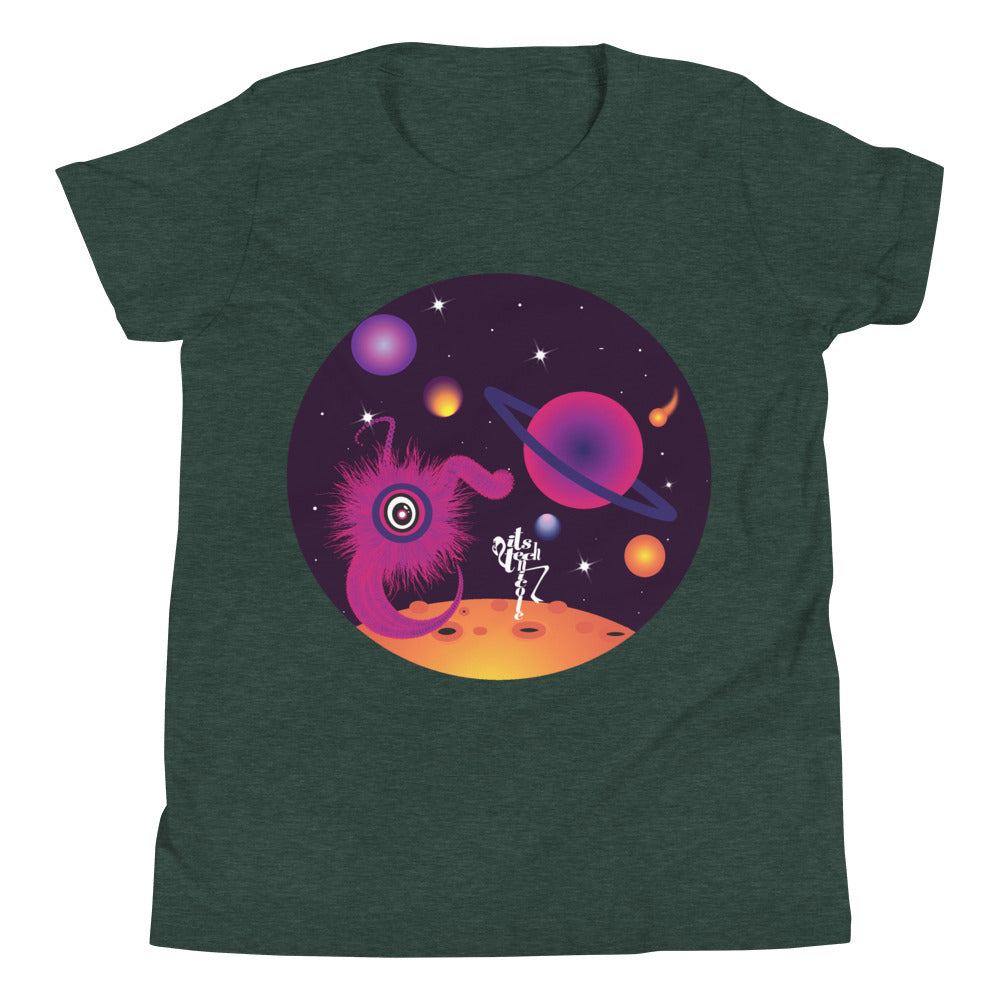 Technicole-ly In Space Youth Short Sleeve T-Shirt