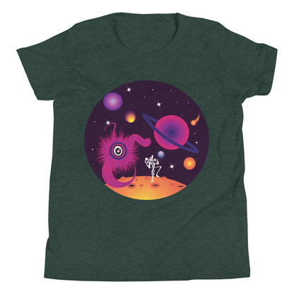 Technicole-ly In Space Youth Short Sleeve T-Shirt