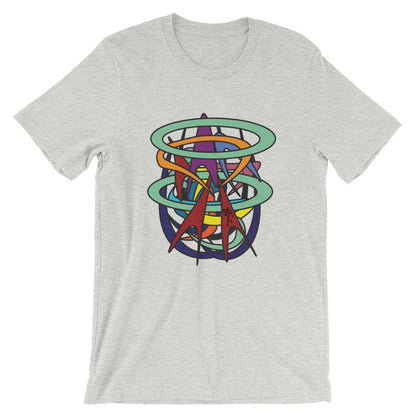 Abstract Short-Sleeve Graphic T-Shirt