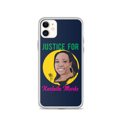 Justice for Karlnita Marks iPhone Case