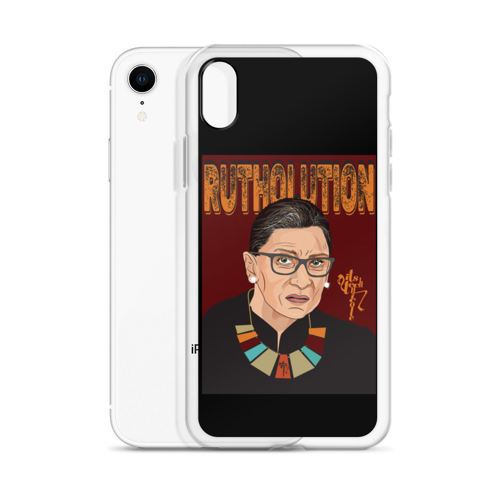 Ruth Bader Ginsburg Tribute Art iPhone Case
