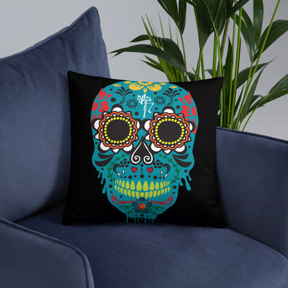 Dia de los Muertos Azul Pillow