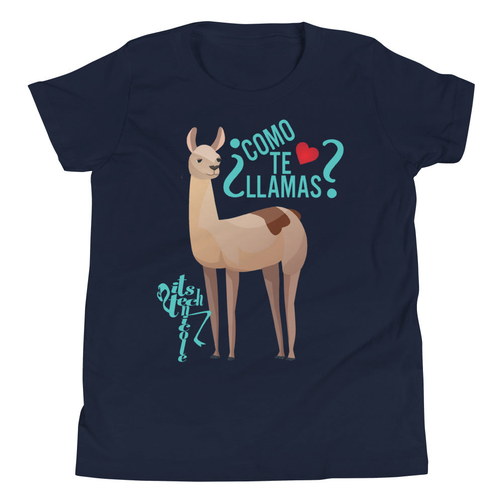 Como Te Llamas Youth Short Sleeve T-Shirt