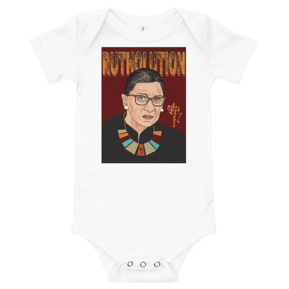 Ruth Bader Ginsburg Tribute Art Onesie