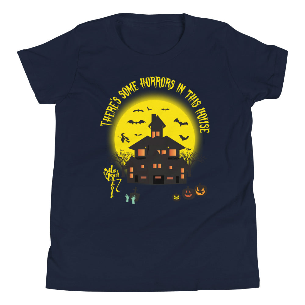 There's Some Horrors in this House....Youth Short Sleeve T-Shirt
