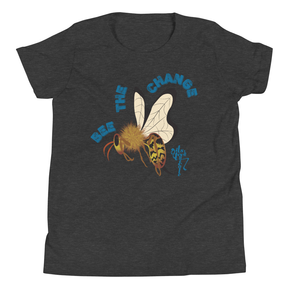 Bee The Change Youth Short Sleeve T-Shirt