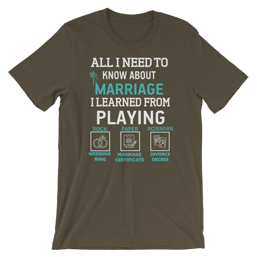 Rock, Paper, Scissors Short-Sleeve Unisex T-Shirt