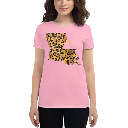 Louisiana Leopard Short Sleeve T-shirt
