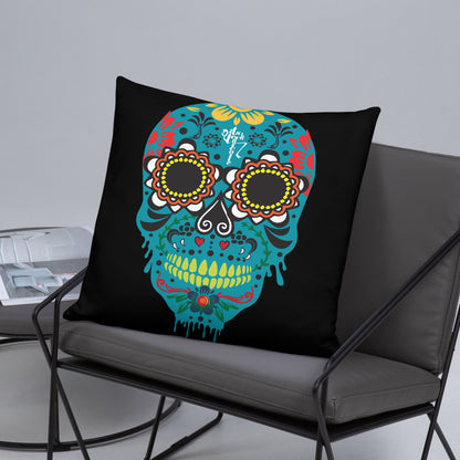 Dia de los Muertos Azul Pillow