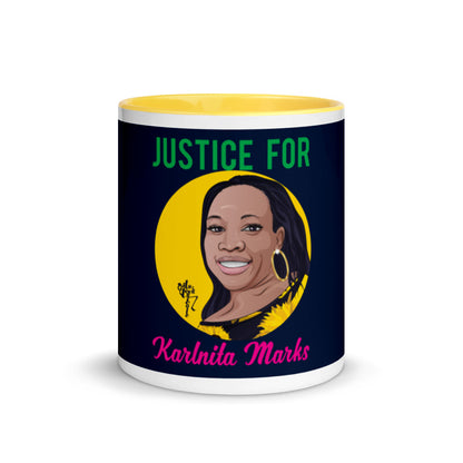 Justice for Karlnita Marks Mug with Color Inside