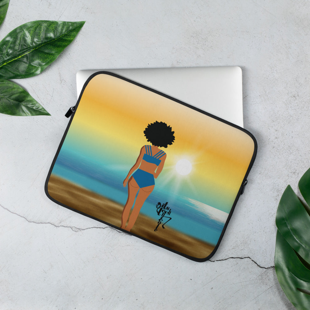Beach Sunrise Laptop Sleeve