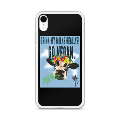 Go Vegan iPhone Case