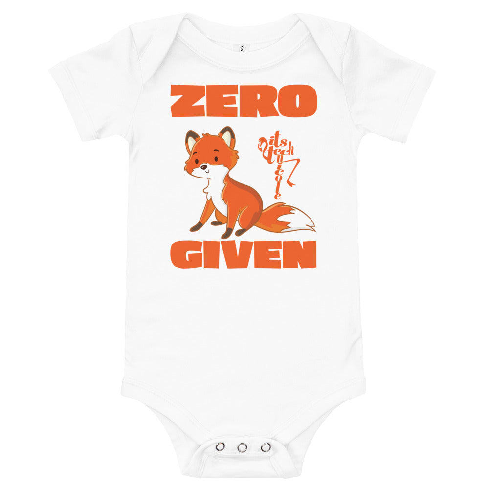 Zero Fox Given Onesie