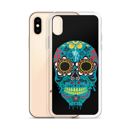 Dia de los Muertos Azul iPhone Case