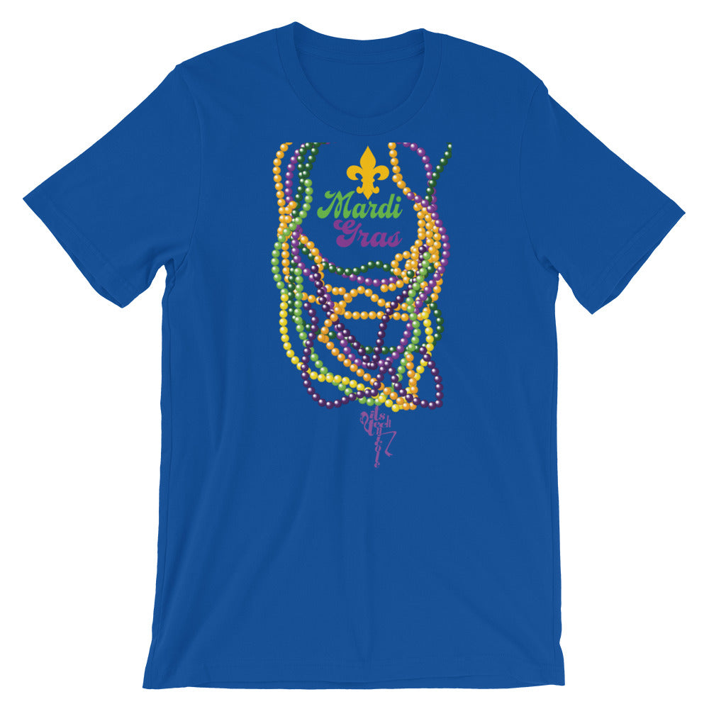 Mardi Gras Beads (Dark) T-Shirt