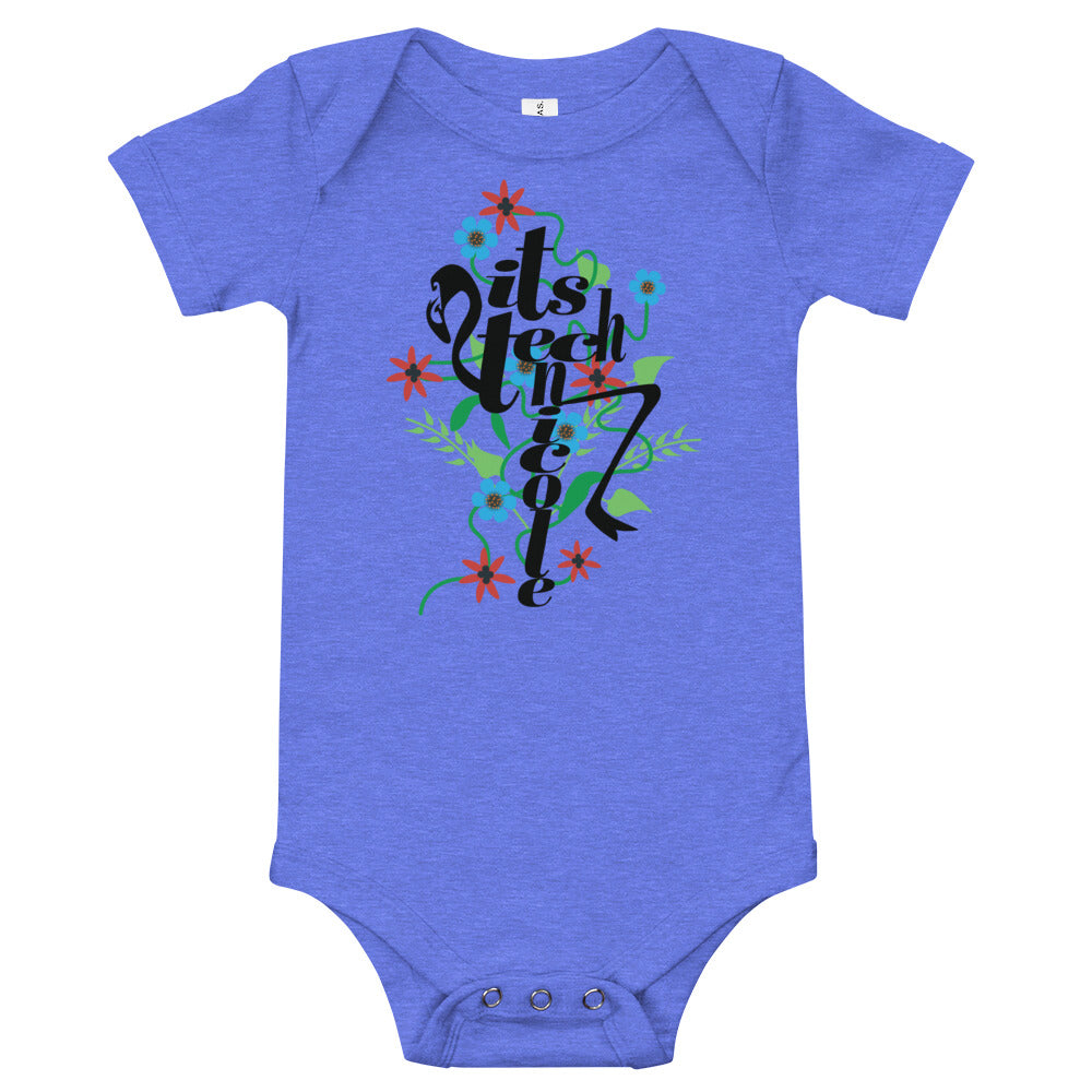 ItTechnicole Floral Onesie