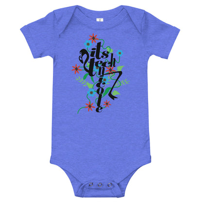 ItTechnicole Floral Onesie