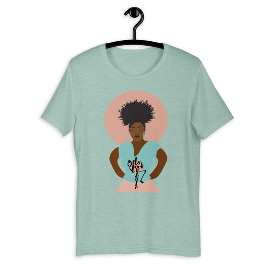 Peach and Mint Short-Sleeve Unisex T-Shirt
