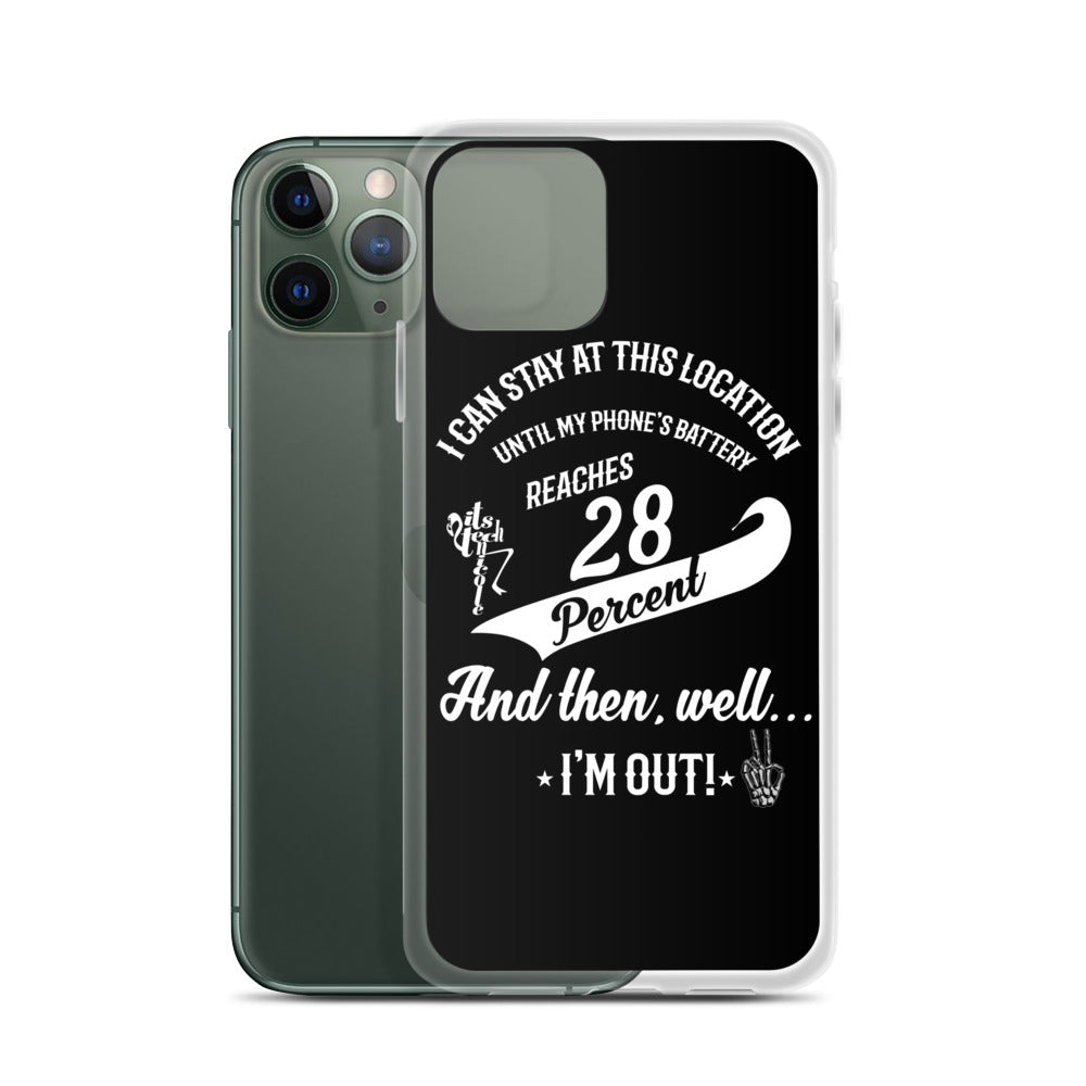 28% Battery iPhone Case