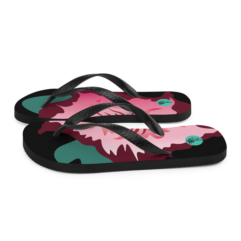 Floral Flip-Flops